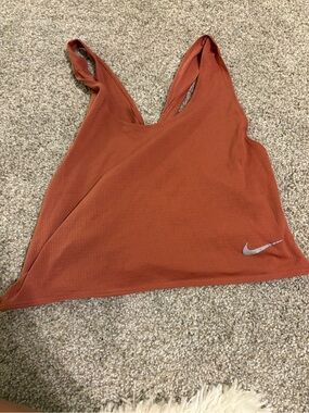 Nike Women's Rust Orange Racerback Tank Top